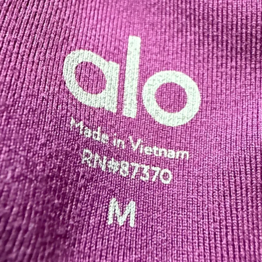 Alo Yoga Purple Capri Leggings